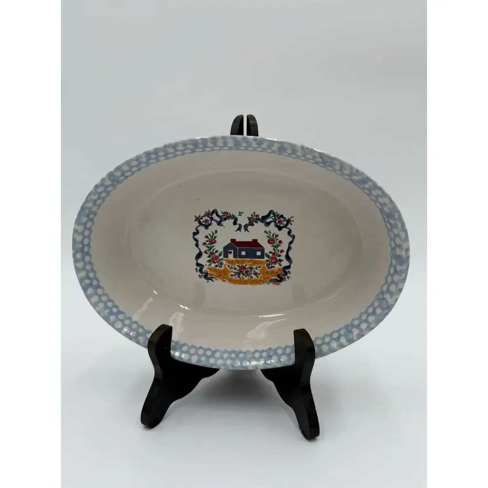 1990's Teamson Stoneware Casserole Dish